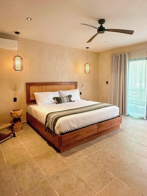 1 chambre, literie de qualité supérieure, couette en duvet d'oie