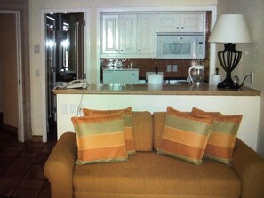 Flat-screen TV, table tennis