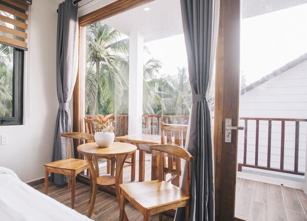 Superior Triple Room, 1 Bedroom | Balcony view
