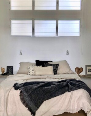 3 habitaciones y sábanas de algodón egipcio 