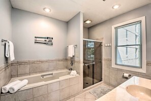 Free toiletries, hair dryer, towels
