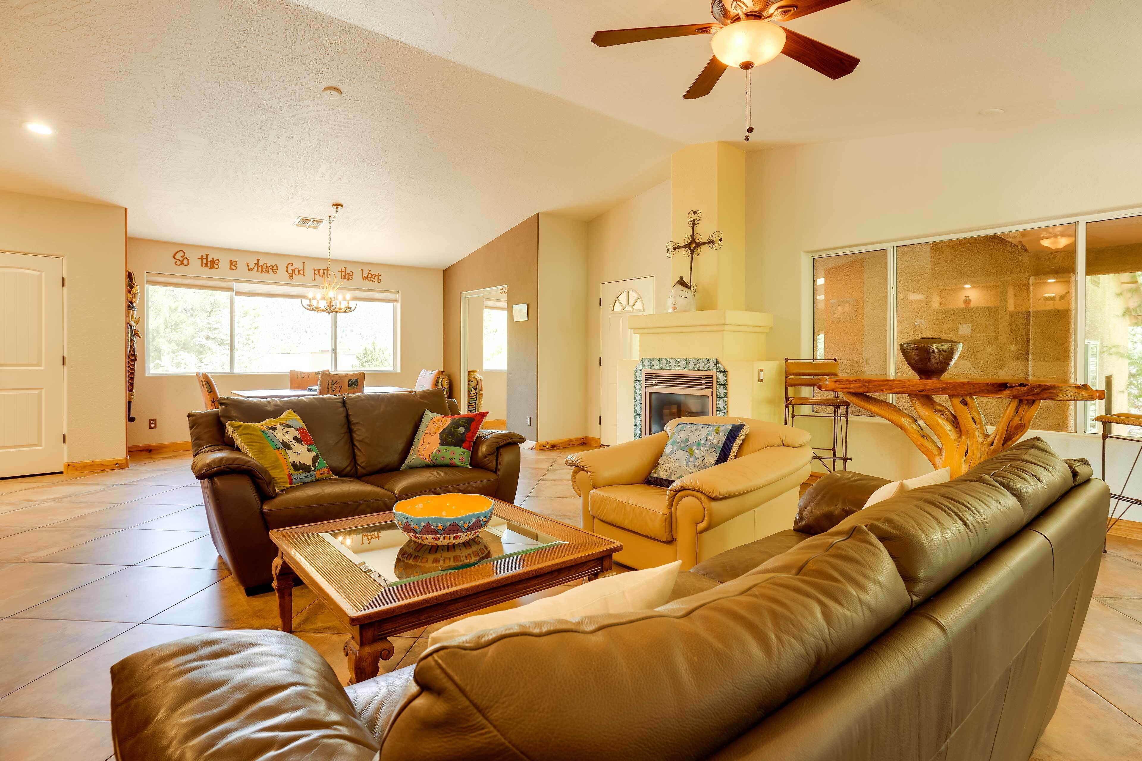 Oak Creek Village Home w/ Deck & Red Rock Views!