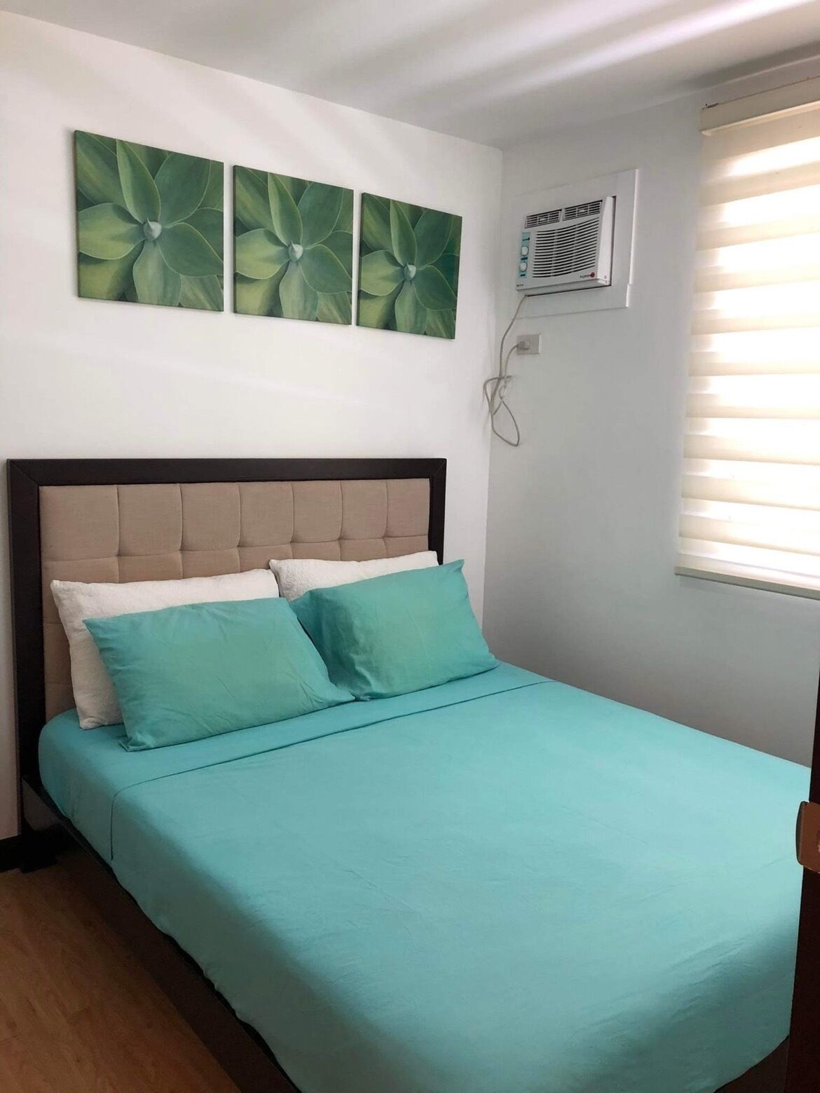 1 bedroom, kitchen living room, balcony , swimming pool.