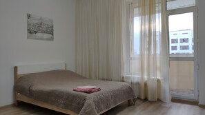 Apartment, 1 Bedroom | 1 bedroom, iron/ironing board, free WiFi, bed sheets - Expo Residence Apartments (Astana)