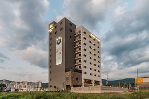 Overnatningsstedets facade
