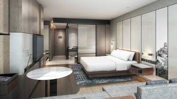 Premium bedding, down duvets, minibar, in-room safe