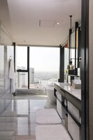 Junior Suite, 1 King Bed, City View | Premium bedding, down comforters, minibar, in-room safe