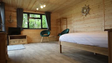 Deluxe-Ferienhütte | Wohnbereich