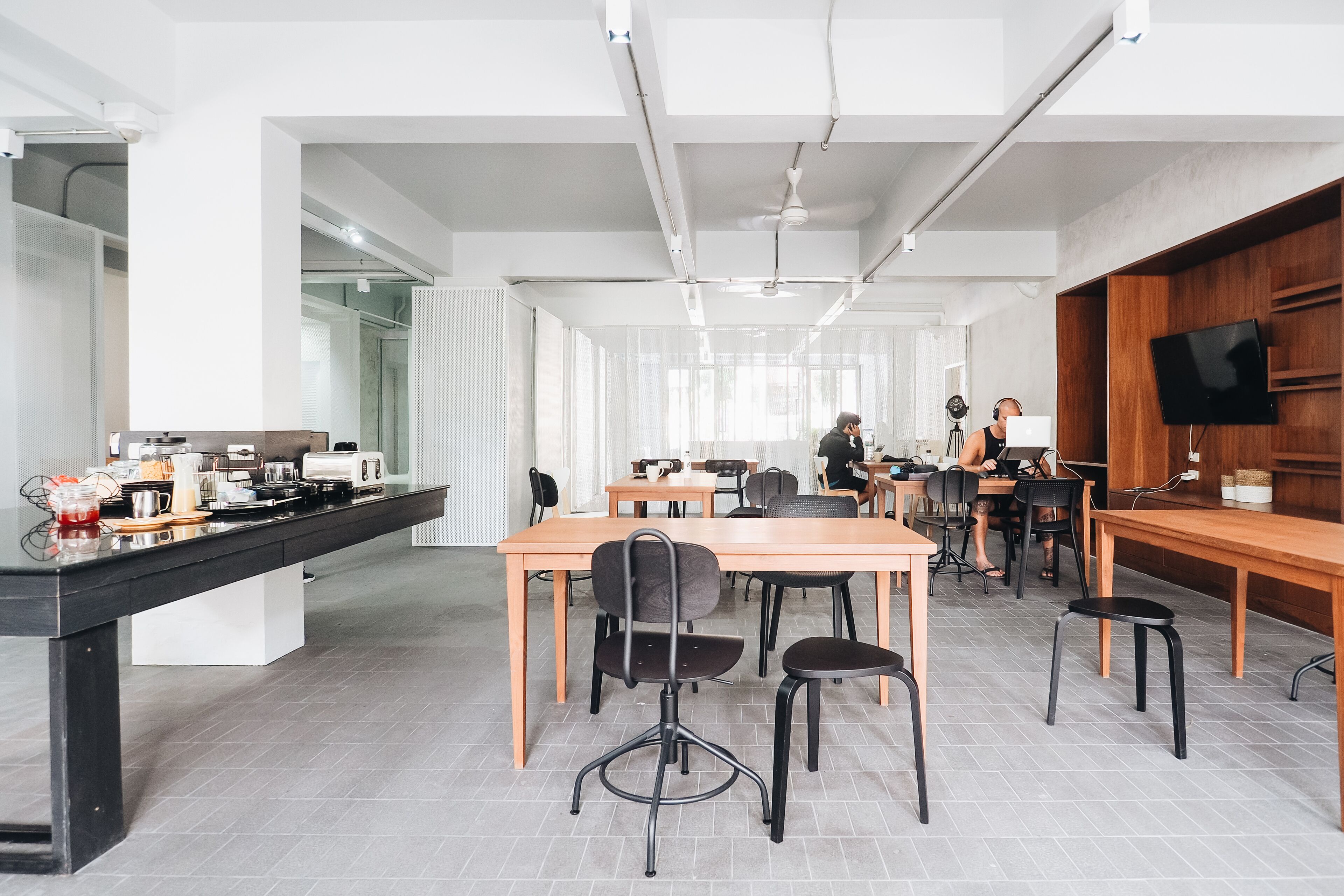Breakfast area