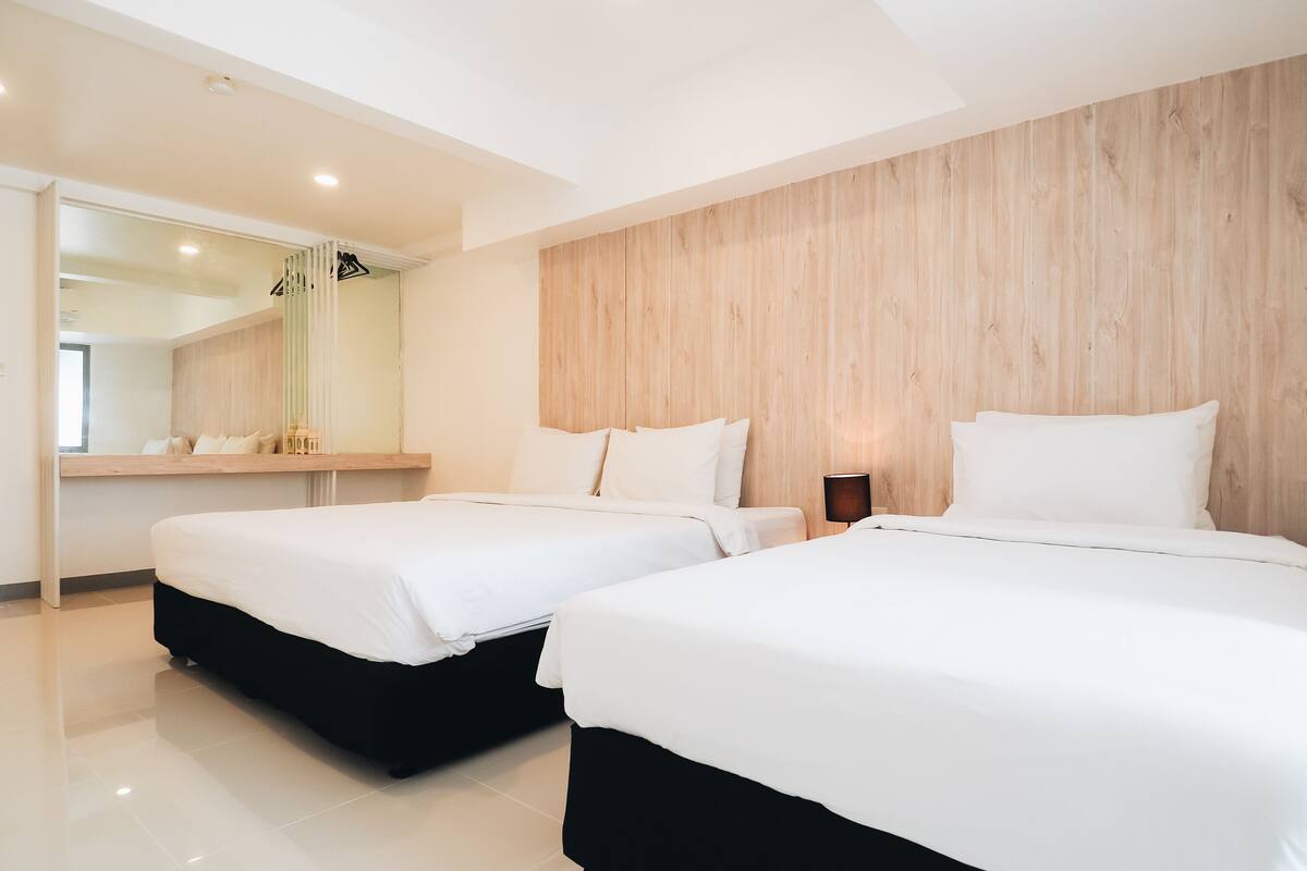 Phòng 3 Exclusive | Màn/rèm cản sáng, bàn ủi/dụng cụ ủi quần áo 