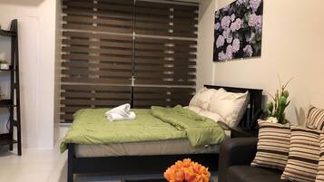 1 bedroom, iron/ironing board, free WiFi, bed sheets