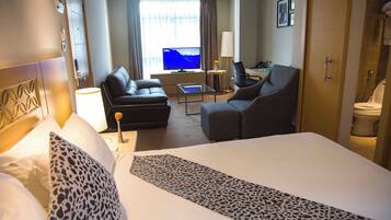 Studio | 1 bedroom, Frette Italian sheets, premium bedding, down comforters