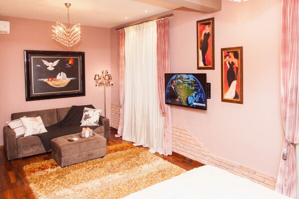 Appartement | Coin séjour | Télévision à écran plat