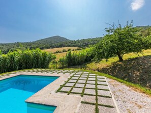Pool - Cosy apartment in villa for 10 people with pool, TV and pets allowed (Rosignano Marittimo)