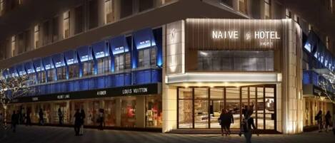 Front of property - evening/night
