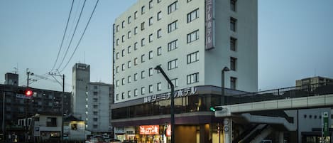 Front of property – evening/night