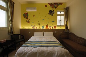 Camera familiare, vista oceano | Wi-Fi gratuito, lenzuola