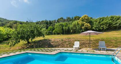 Joli appartement dans une maison de vacances pour 17 personnes avec piscine, TV et animaux admis