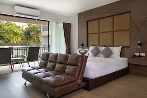 Grand Deluxe Pool View | Hypo-allergenic bedding, blackout curtains, free WiFi, bed sheets - The Bell Airport Phuket Hotel (Sa Khu)