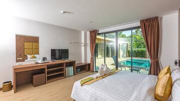Deluxe Double Room, Pool Access | View from room