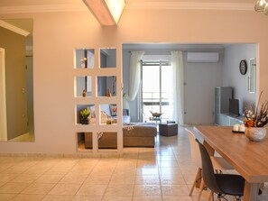 Apartment, 2 Bedrooms | Living area | Flat-screen TV - Cozy Flat Main Square 10min To The Sea (Kalamata)