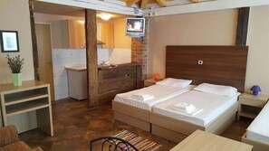 Studio Deluxe | Truy cập Internet không dây miễn phí, bộ trải giường 