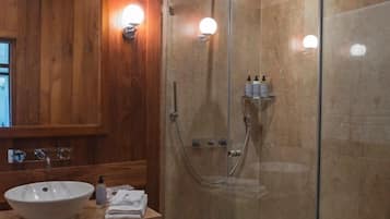 Deluxe Double Room | Bilik Mandi | Hulu semburan mandi hujan, kelengkapan dandanan diri percuma