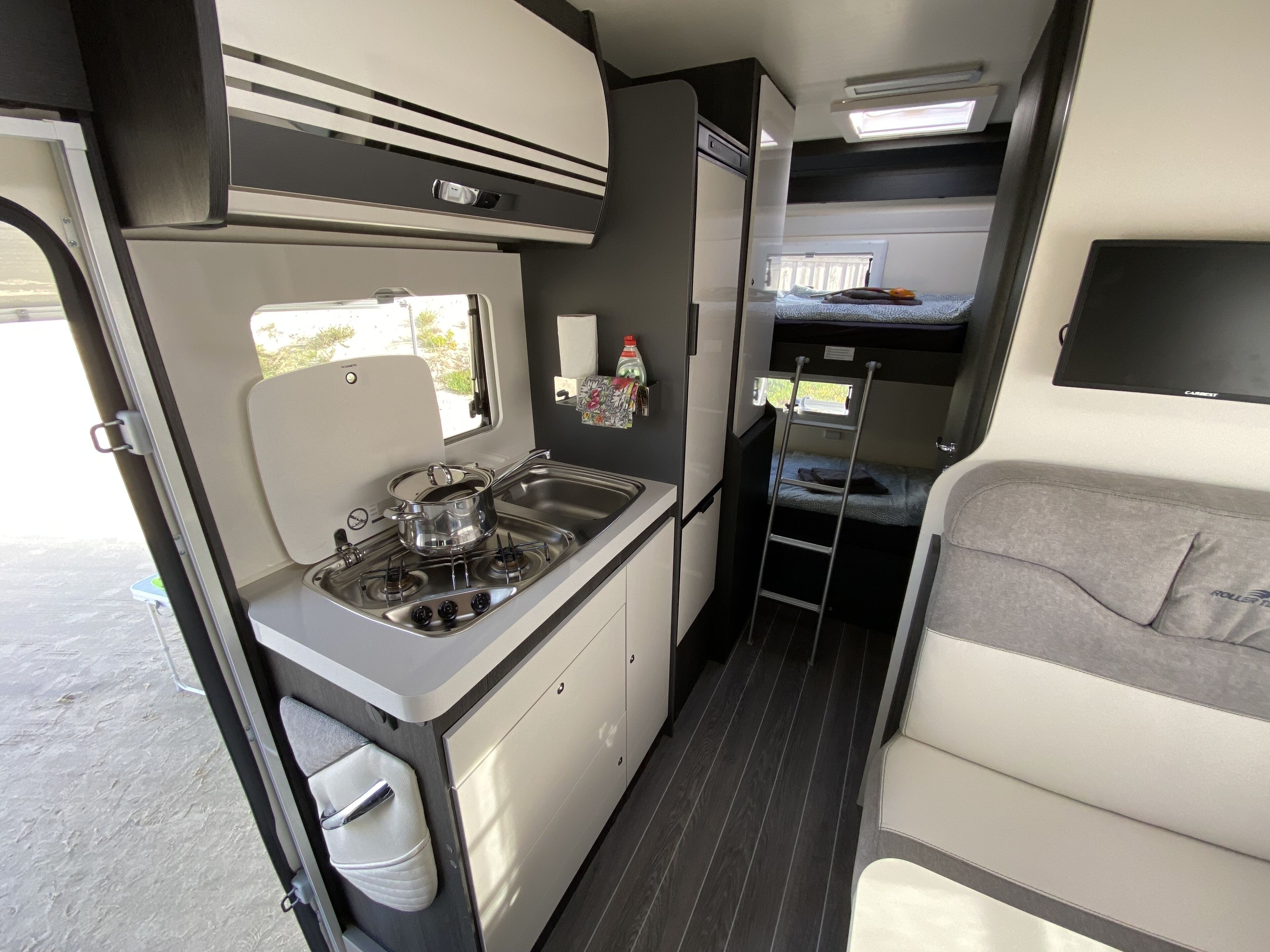 Our scooter alcove in Lisbon