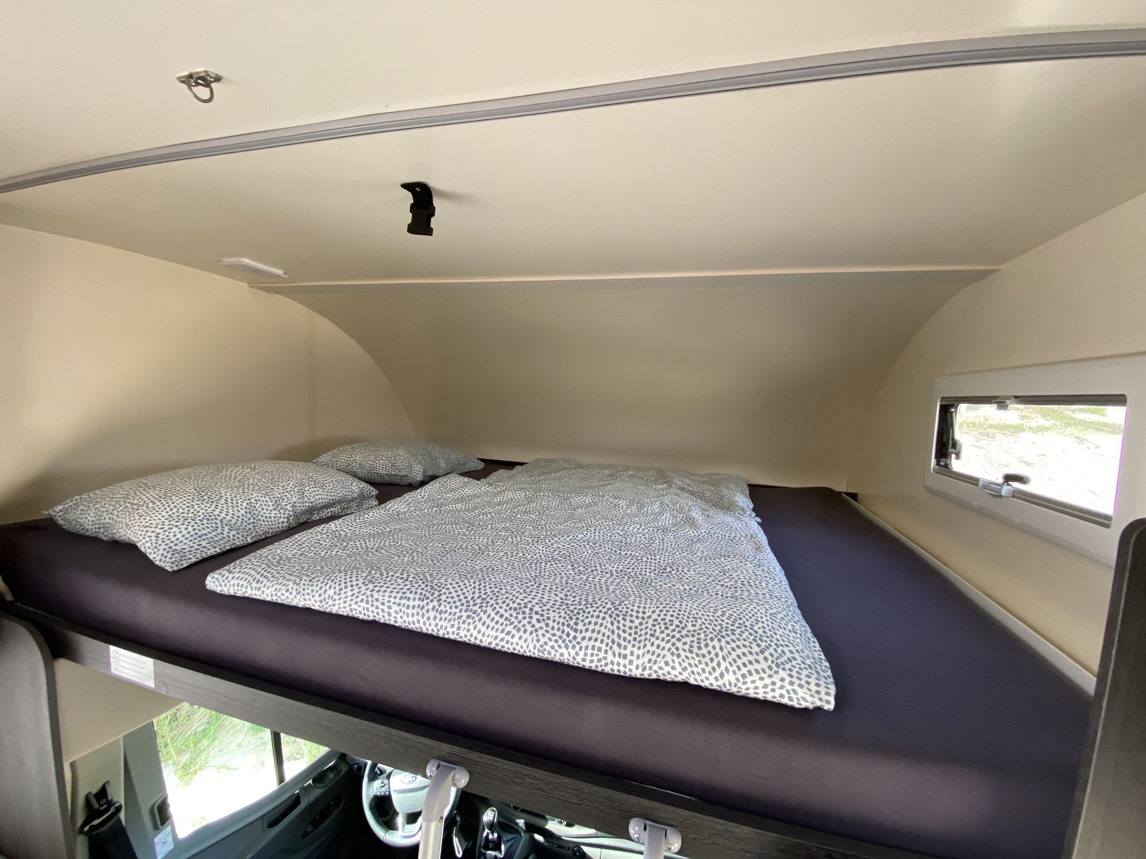 Our scooter alcove in Lisbon