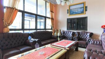 Sala de estar en el lobby