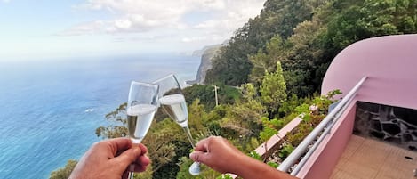 Panoramic Double Room, Sea View | Balcony view