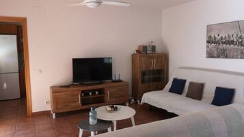 Télévision, table de tennis de table