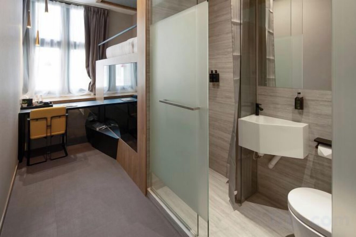 Bathroom | Shower, hair dryer, towels, soap