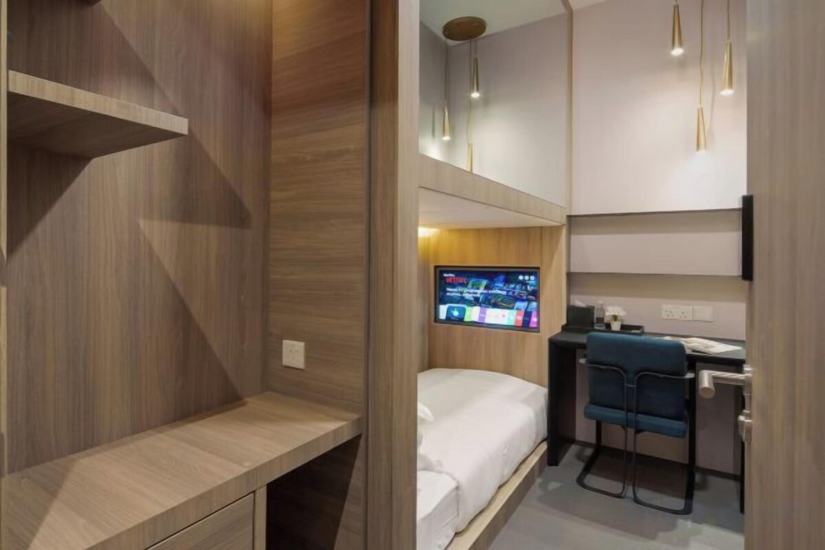 In-room safe, desk, laptop workspace, WiFi (free)