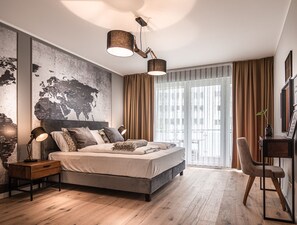 Apartamento superior | 1 dormitorio, caja fuerte, sistema de insonorización