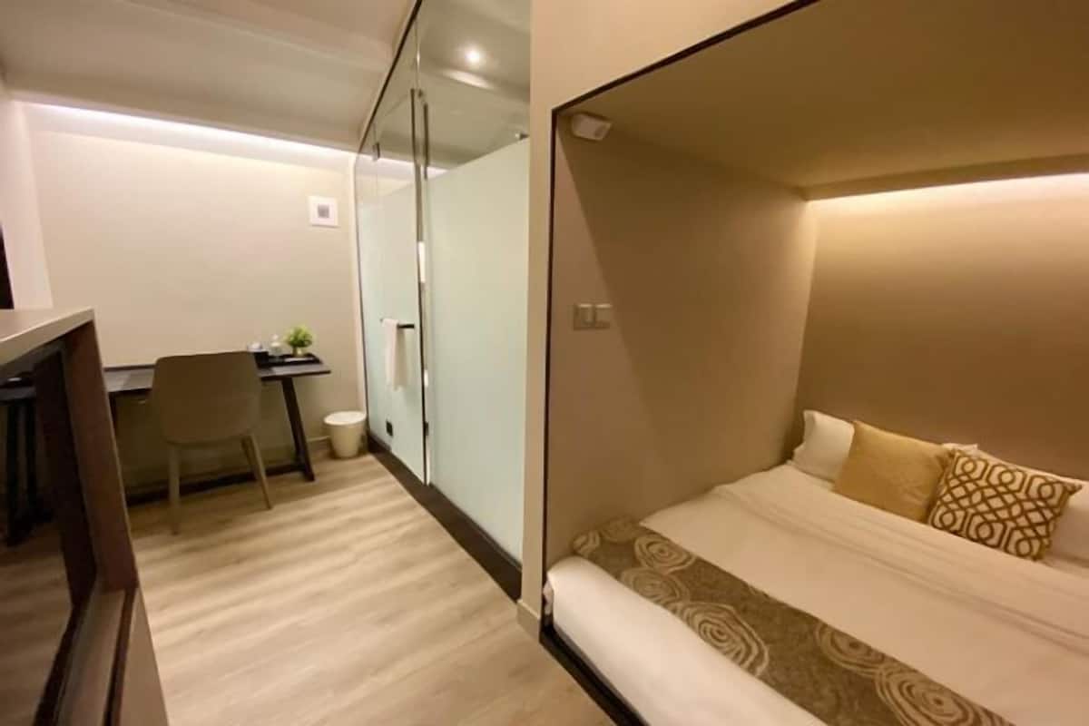 1 habitación y ropa de cama de alta calidad
