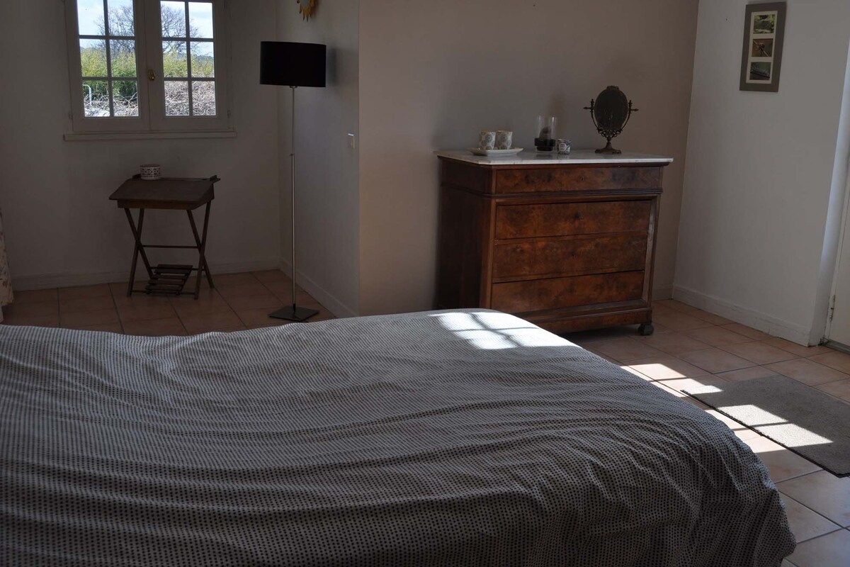 Chambre Double, vue jardin