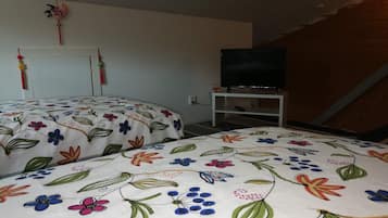 Hypo-allergenic bedding, individually decorated, individually furnished