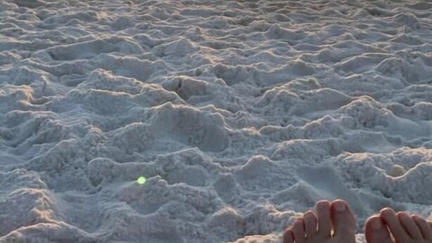 A beach scene with waves and a sunset in the background. - Pet friendly,  Water, Water Everywhere  SPC4210 (Destin)