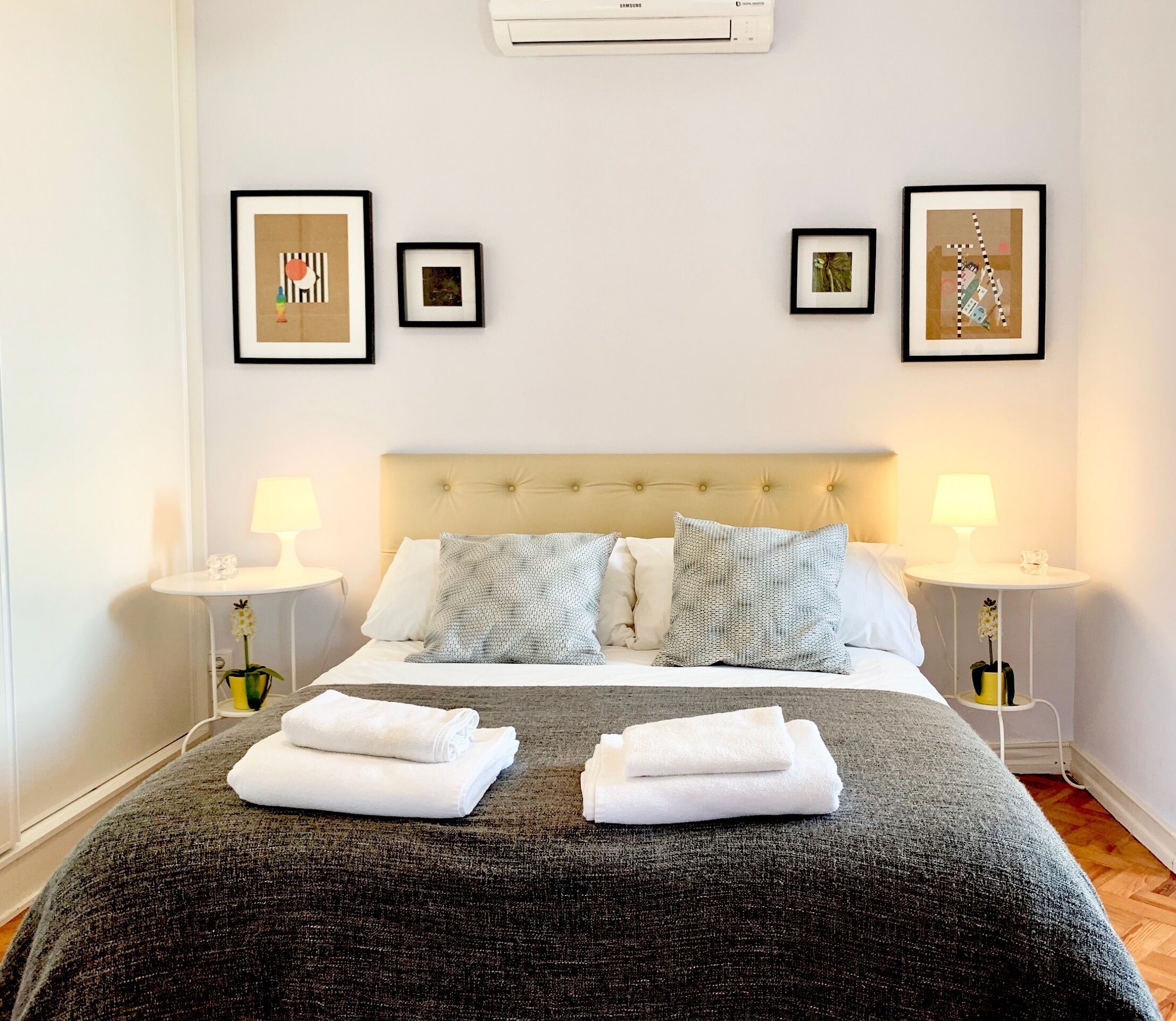 1 bedroom, iron/ironing board, internet, bed sheets