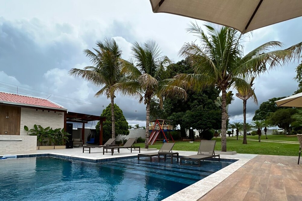 CHACARA ZANCHETTA HEATED SWIMMING POOL BEACH TENNIS FIREWOOD AND ECOLOGICAL FIREPLACE