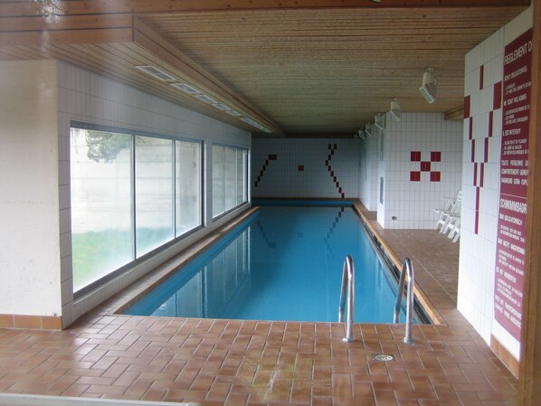 Indoor pool, a heated pool