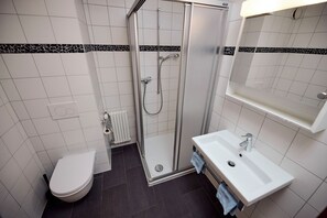 Hair dryer, towels