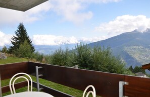 Terrace/patio - Nice apartment for rent in les Collons (Thyon-Les Collons)