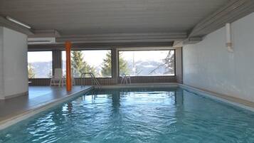 Indoor pool, a heated pool