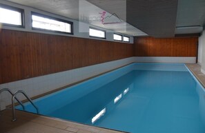 Indoor pool, a heated pool