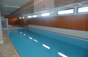 Indoor pool, a heated pool