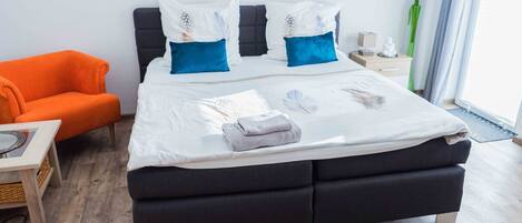 Căn hộ | 1 phòng ngủ, bàn, phòng cách âm, bàn ủi/dụng cụ ủi quần áo