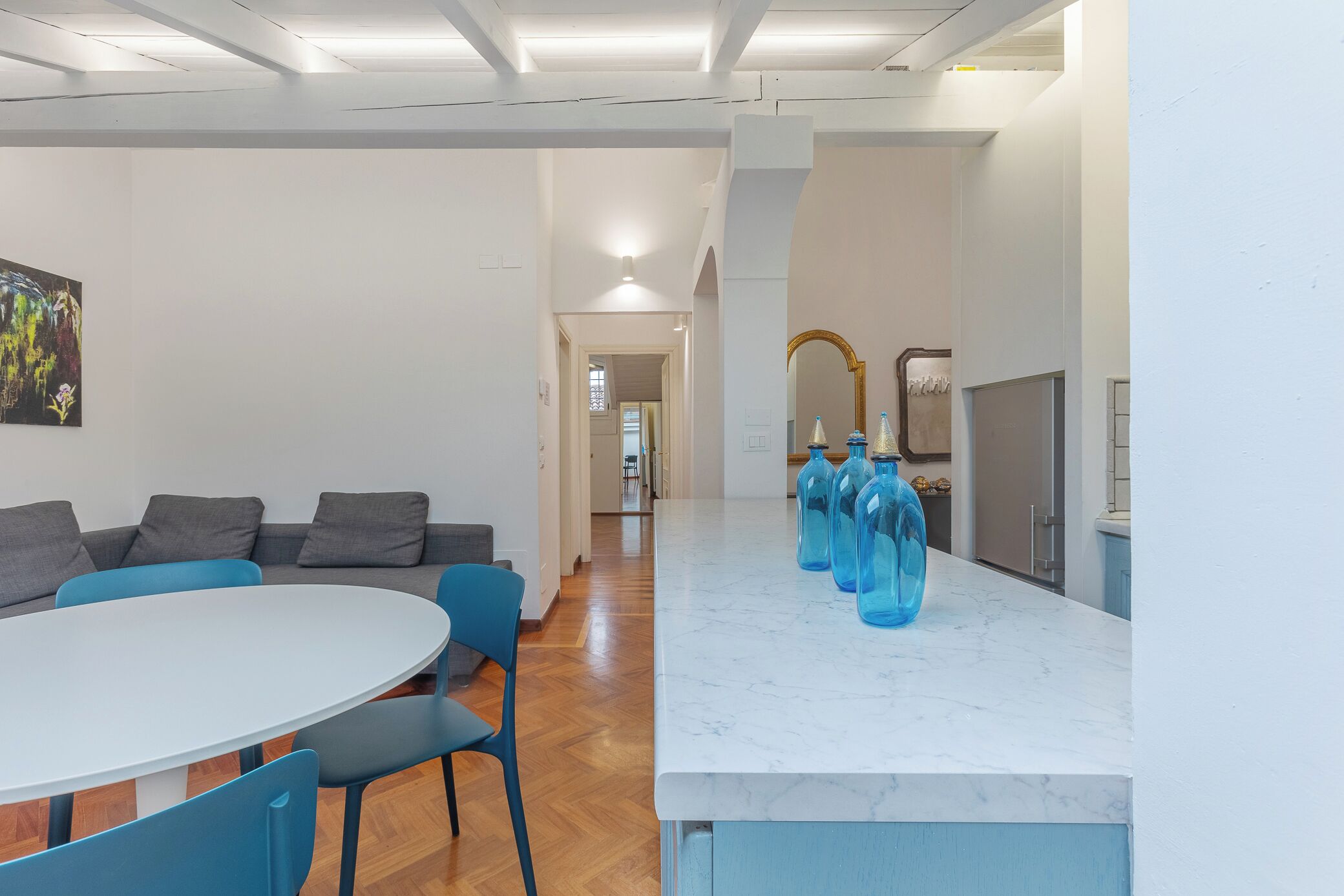 アパートメント 1 ベッドルーム | 専用キッチン | 冷蔵庫、コンロ、食器洗い機、エスプレッソマシン