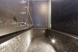 Shower, jetted bath, hair dryer, bidet - Luxury Villa Urbana with Private Garden in center town (Torino)